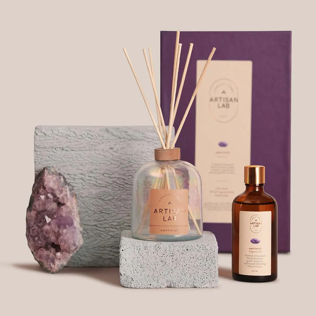 Amethyst Diffuser Set