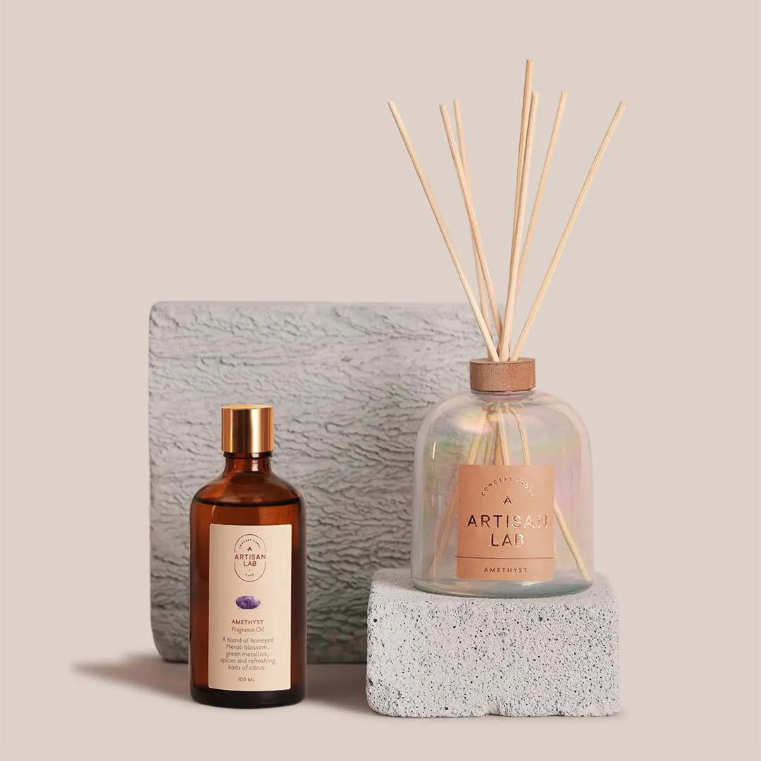 Amethyst Diffuser Set