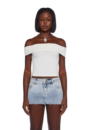 Love Is A Game Off The Shoulder Top