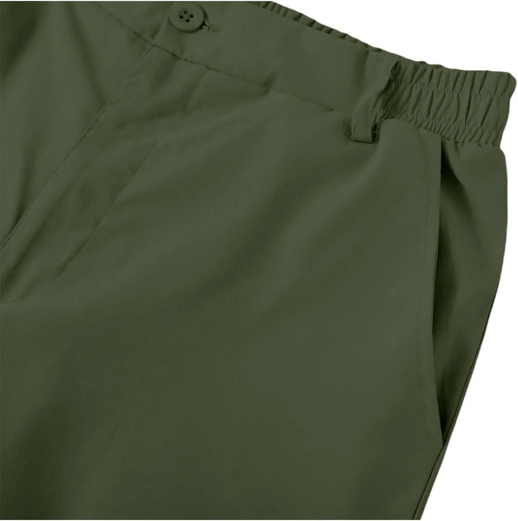 Mens Golf Pants Stretch Lightweight Quick Dry Dress Pant Slim Fit Straight Work Pants Flat Front Fashion Trousers