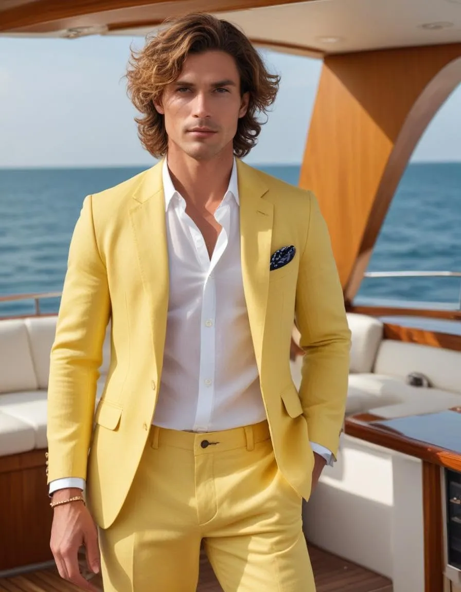 Men's Linen 2 Piece Suit Summer Beach Linen Blazer and Pant 2 pc Set