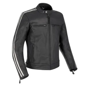 Oxford Bladon Leather Jacket Black
