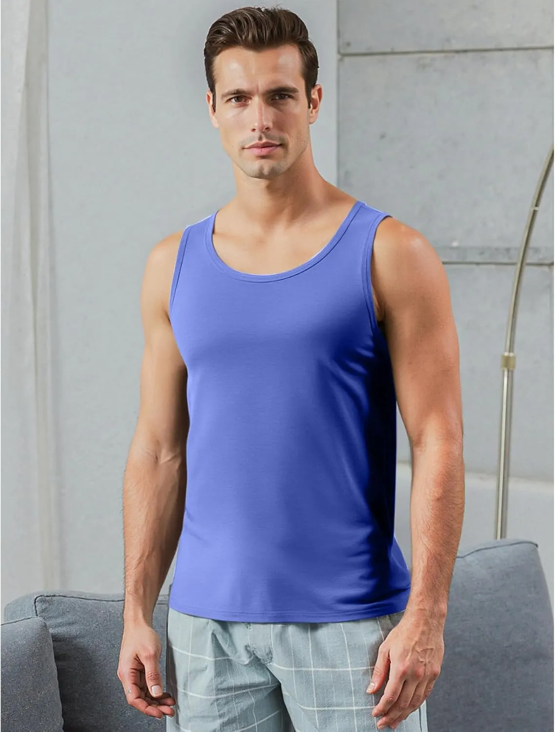 Unisex Post Shoulder Surgery Tank Tops, Side Snap Access Tear Way Sleeveless Shirts, Recovery Tear Away T-Shirt