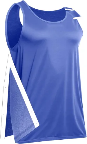 Unisex Post Shoulder Surgery Tank Tops, Side Snap Access Tear Way Sleeveless Shirts, Recovery Tear Away T-Shirt