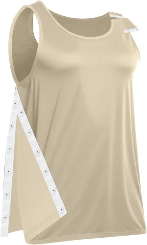 Unisex Post Shoulder Surgery Tank Tops, Side Snap Access Tear Way Sleeveless Shirts, Recovery Tear Away T-Shirt