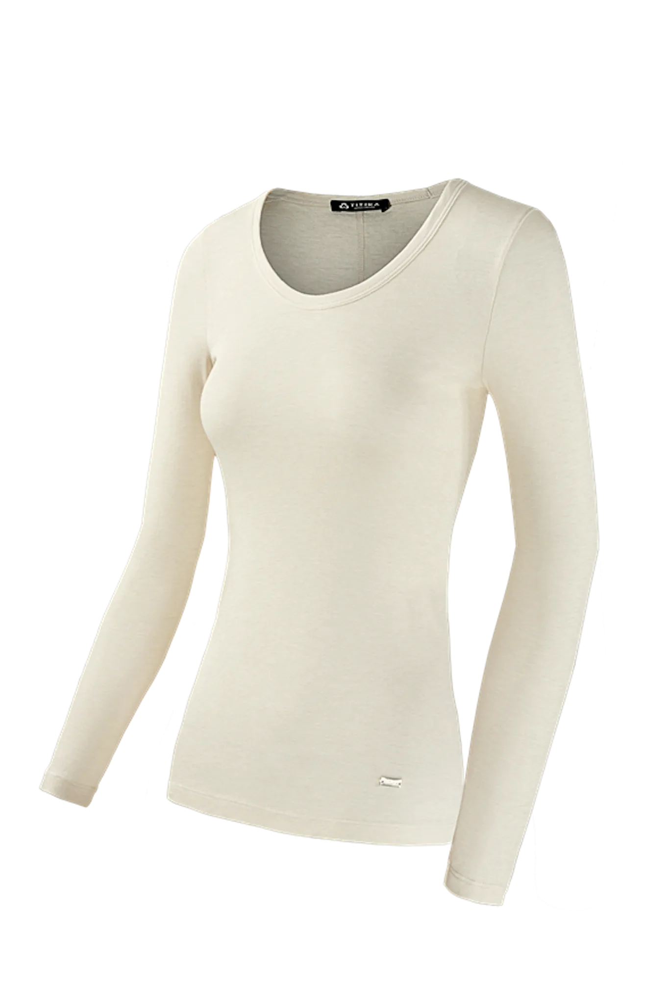 Wide Collar Slim Cut Long Sleeve